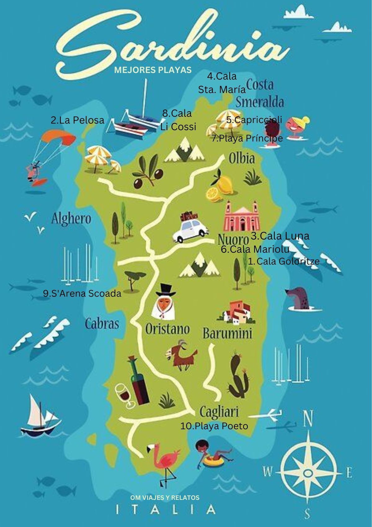 Лето на Сардинија